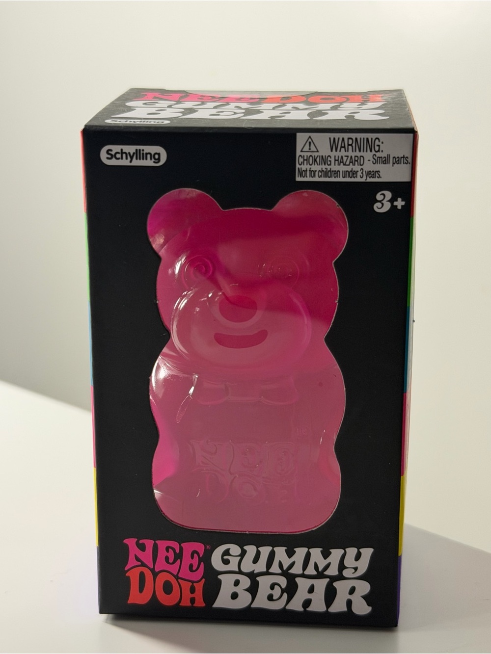 NeeDoh Pink Gummy Bear Sensory Toy
